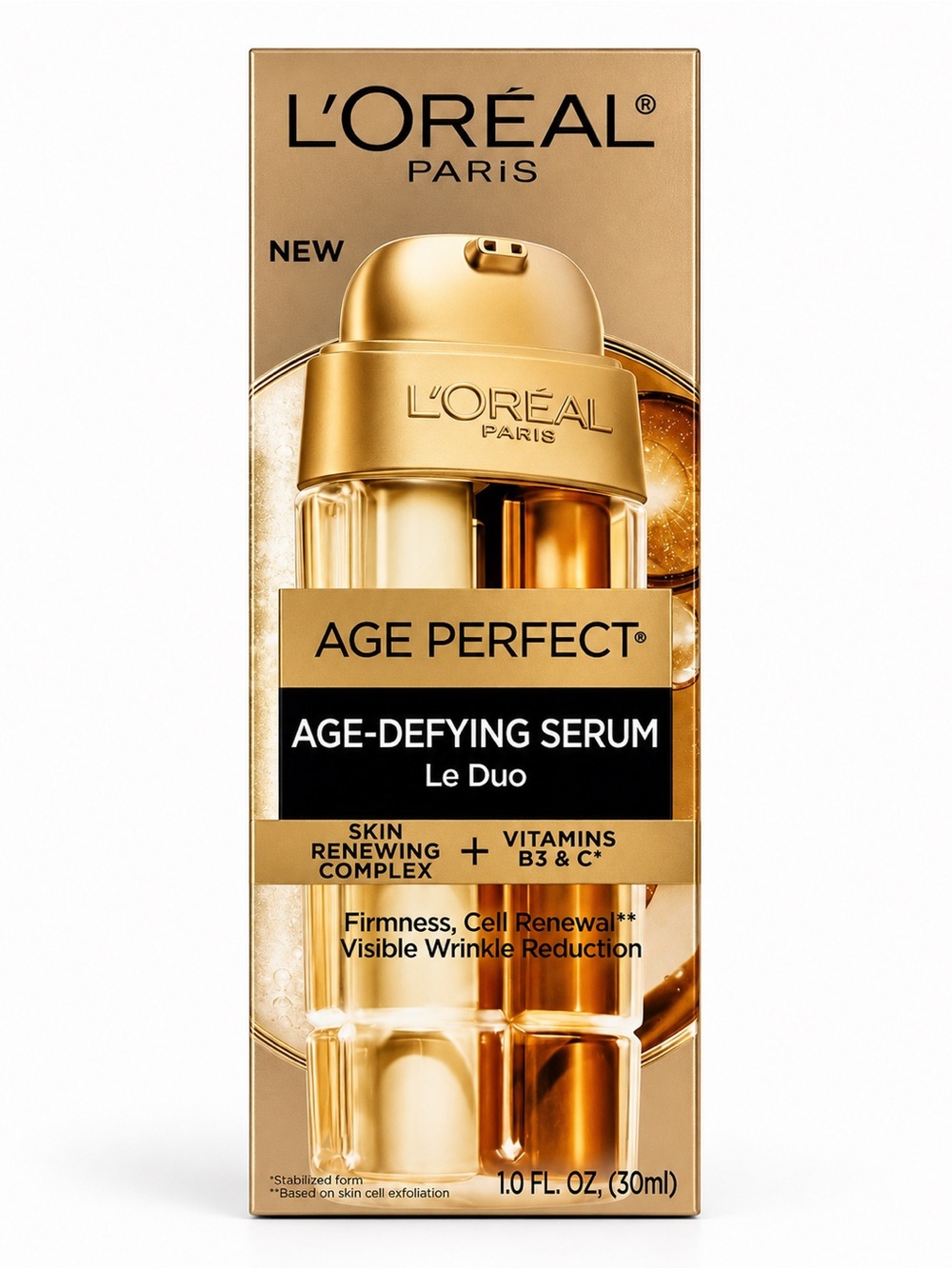 L'Oreal Age Perfect Age-Defying Serum Duo - Gold